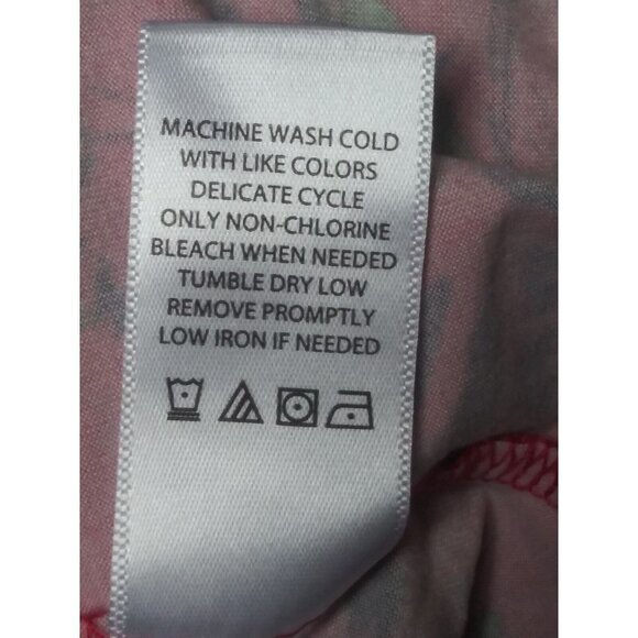 Pioneer Woman Lot of 2 Floral tops Sz M 3/4 Sleeve red and cream soft relaxed EC - Picture 10 of 10